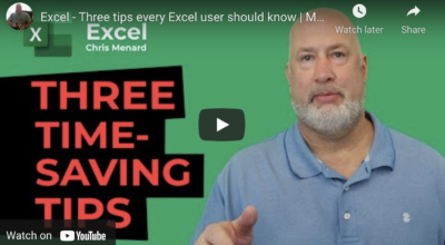Top Three Must-Know Excel Time Saving Tips for San Jose Business Owners